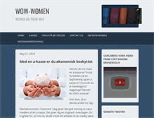 Tablet Screenshot of forum.wow-women.dk